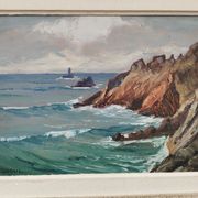 Oil painting of La pointe du Raz by Paul ESNOUL
