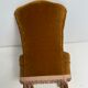 Vintage toad armchair with fringe 50s