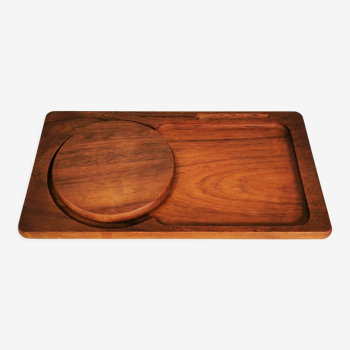 Teak chopping board, Conborg, Denmark, 1970s