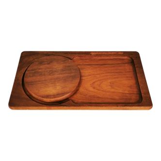 Teak chopping board, Conborg, Denmark, 1970s