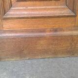 Ancien comptoir caisse de commerce chêne