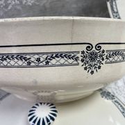 Salins blue iron earth soup tureen