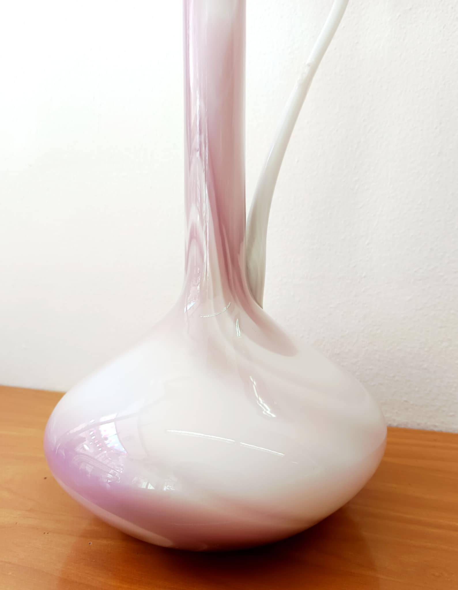 Pink Murano ewer