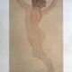 Poster in 4 colors after Auguste RODIN, Woman from behind, c 2000