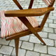 Pair of vintage armchairs in solid wood, 1960s