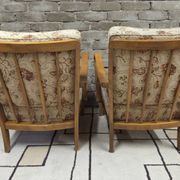 Pair of vintage Scandinavian armchairs from the 60s-70s.