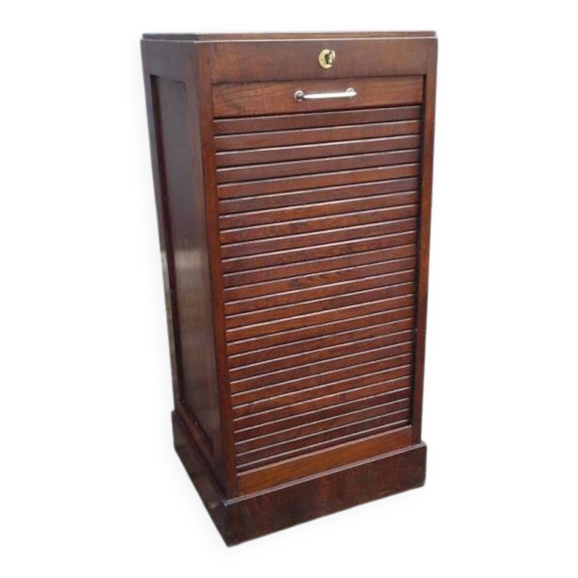 Oak curtain cabinet