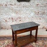 Mahogany console of the Empire XIX century