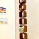 Space shelves boxes murale 1970 Belgium