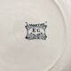 10 flat ironware plates “Lamartine” Salins