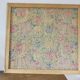 Large Mexican tapestry OTOMI TENANGO, colourful flowers and birds, 1970