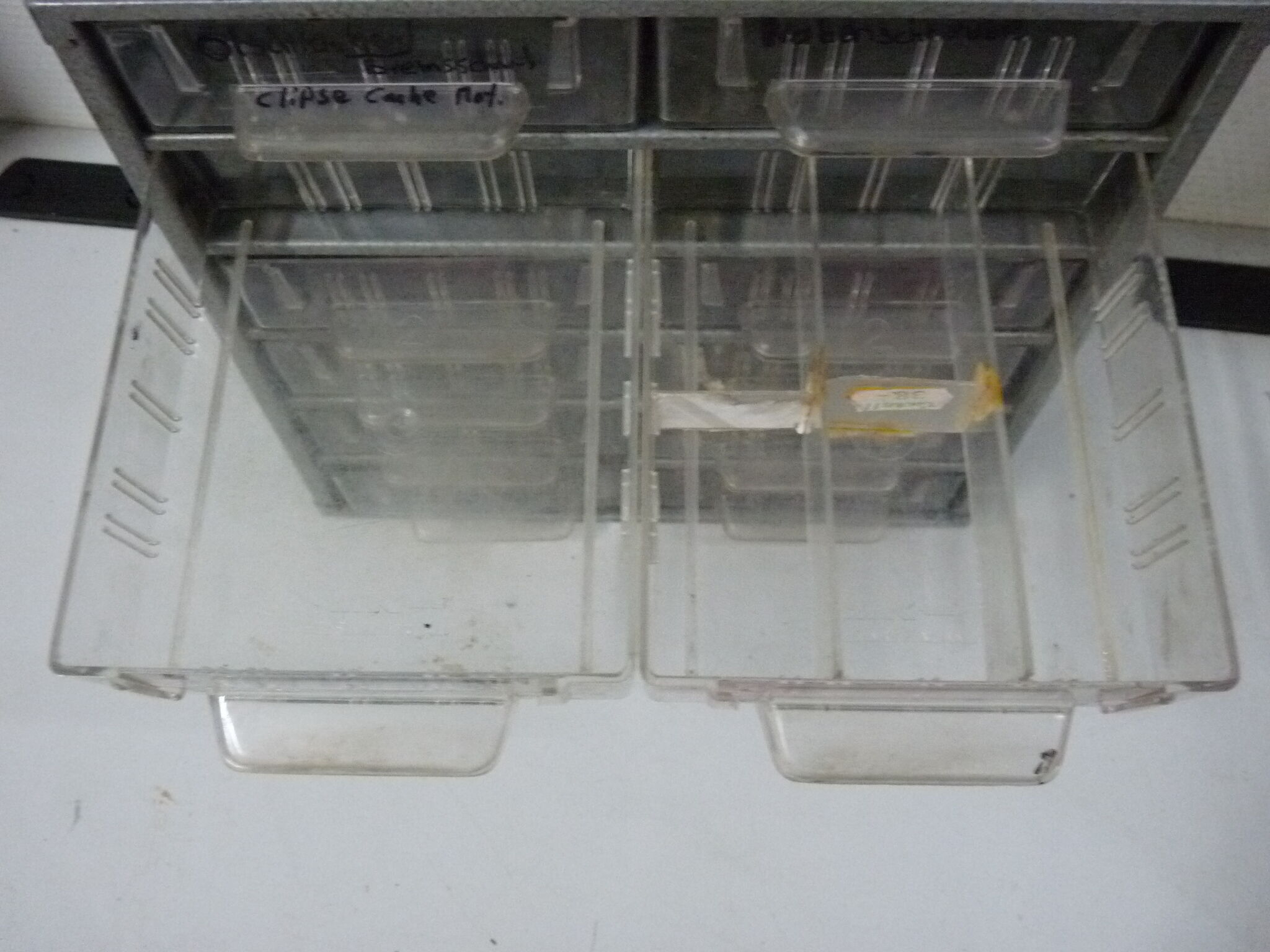 Storage locker with drawer for workshop