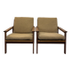 Pair of teak armchairs Capella by Illum Wikkelso