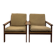 Pair of teak armchairs Capella by Illum Wikkelso