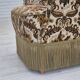 1960s, Danish armchair, furniture velour fabric, ash wood.