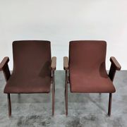 Fauteuils du milieu du siècle par Ettore Sottsass pour Olivetti, années 1970