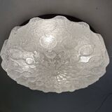 Mid-century design ceiling lamp flush mount , 1970s