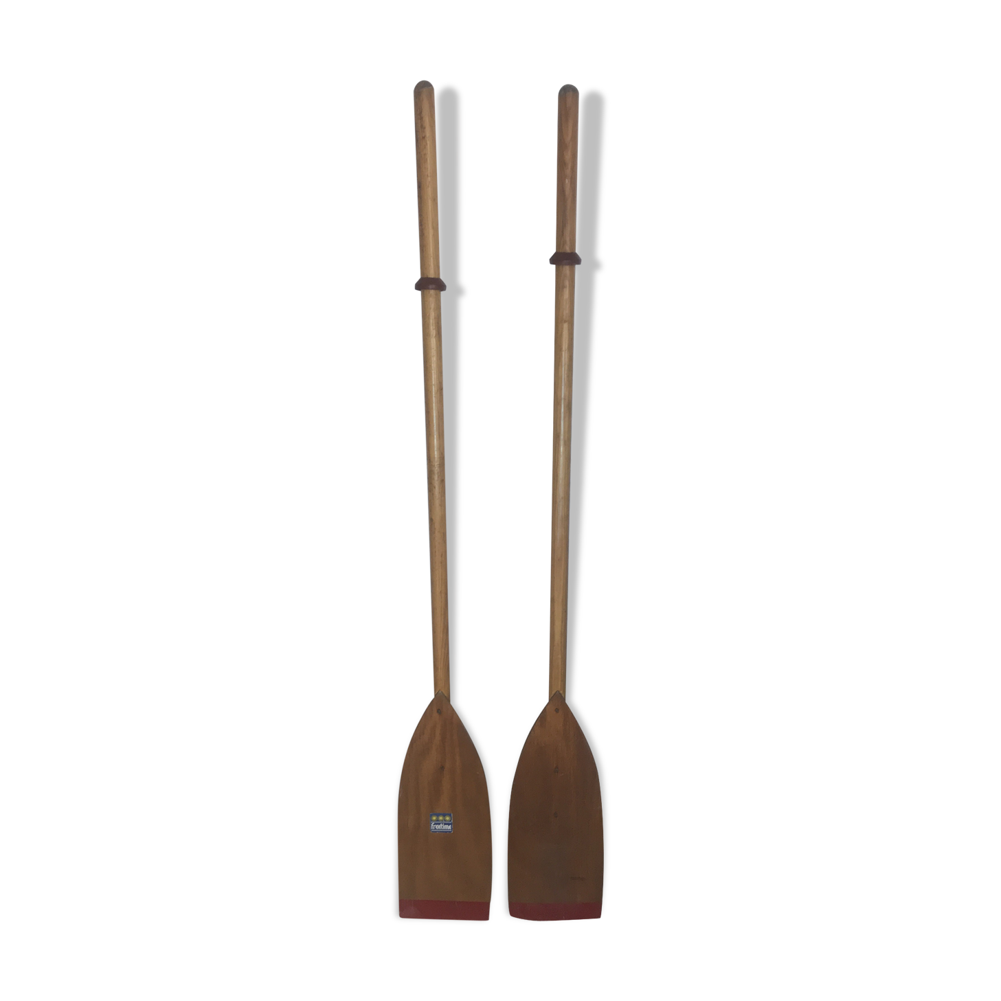 Old vintage oars or paddles 1950