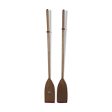 Old vintage oars or paddles 1950