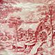 6 English Dinner Plates Alfred Meakin The Mill Staffordshire Diam 25 Cm