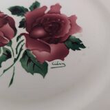 5 assiettes plates Digoin Sarreguemines