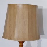 Large vintage wooden lamp 1970