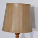 Grande lampe vintage en bois 1970