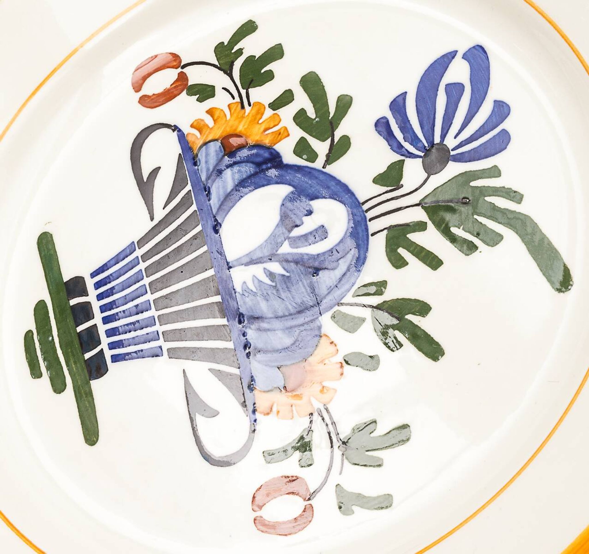 Lunéville earthenware dinner service