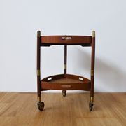 Serving trolley in Teak, Italy, 1950s