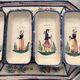 Old dish servant tray ramekin earthenware ceramic henriot quimper bl