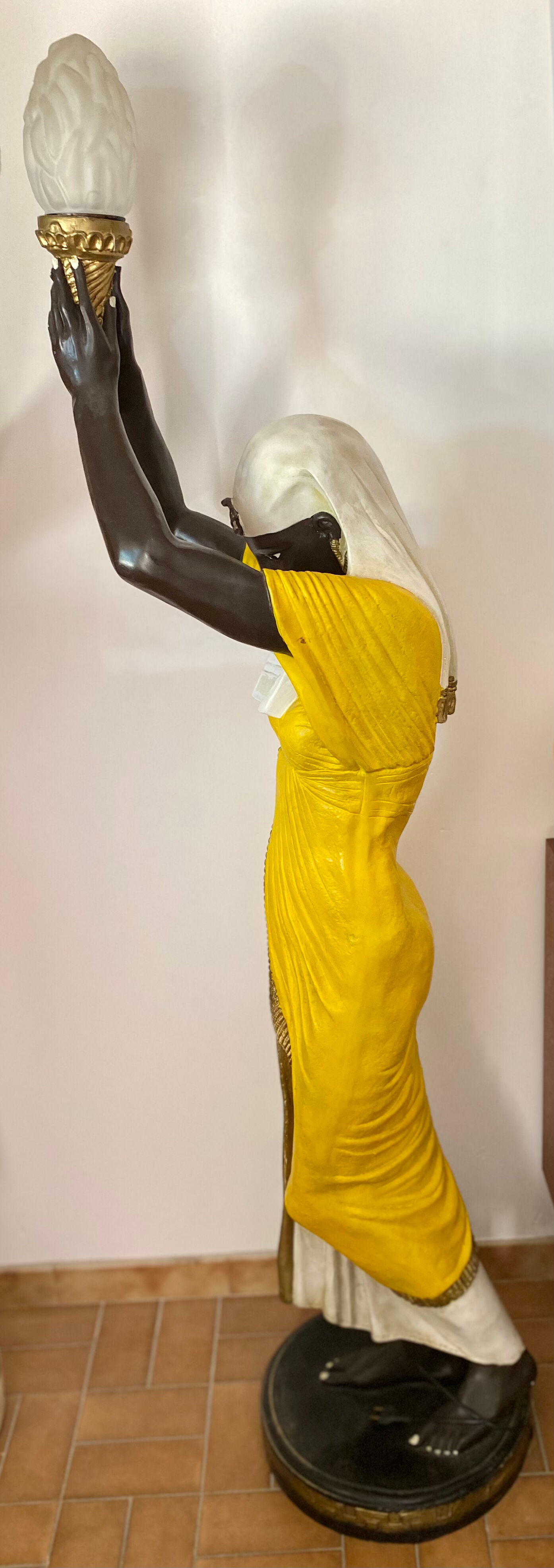 Egyptian statue flashlight