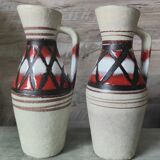 Pair of pitchers fat lava Germany