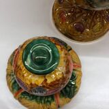 H. Becquet Quaregnon vase in the mastery style with birds of paradise decoration