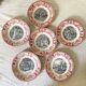 Old talking plates Gien "a wedding in the countryside"