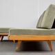 Vintage Corner Sofa Bed with Ottoman, 1960s, Czechoslovakia