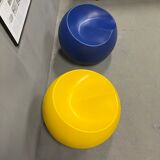 Ball chairs Yellow & blue