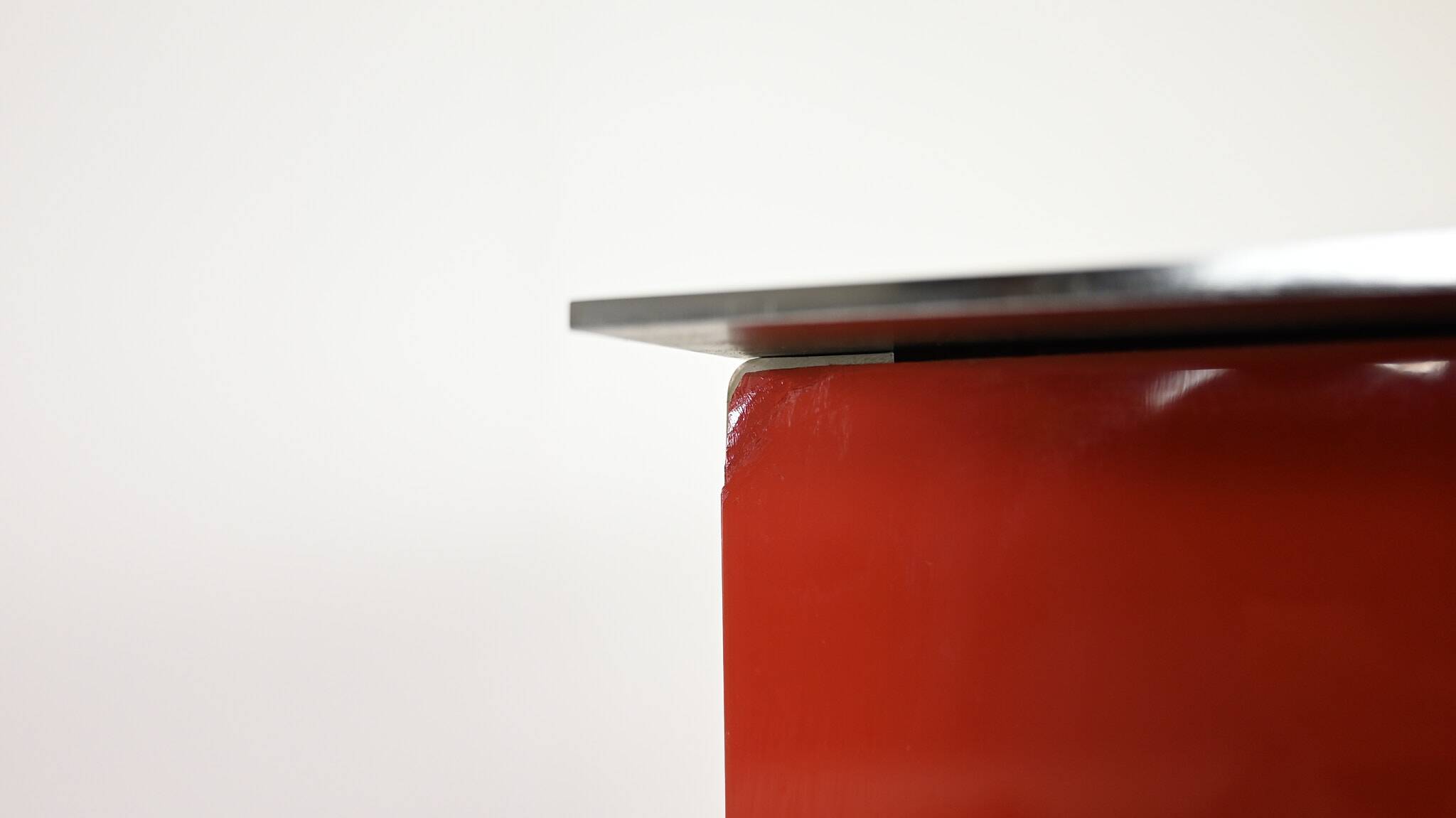 Antonello Mosca, Buffet For Cinova, Lacquer And Chrome, Italy C.1969