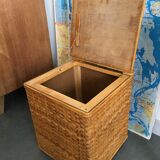 Rattan chest