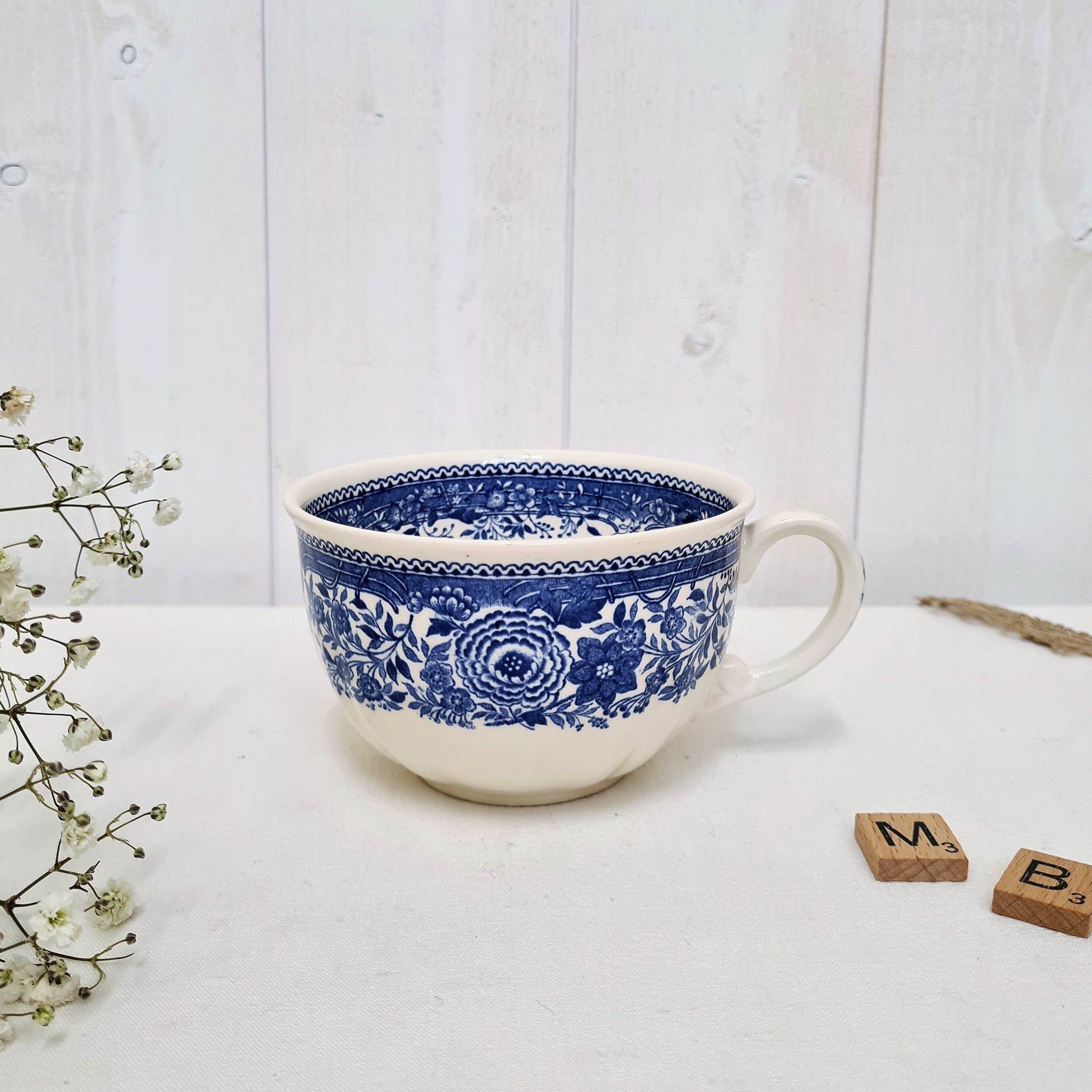 4 blue cups Villeroy & Boch