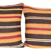 Set of 2 vintage kilim cushion covers 61x46 cm