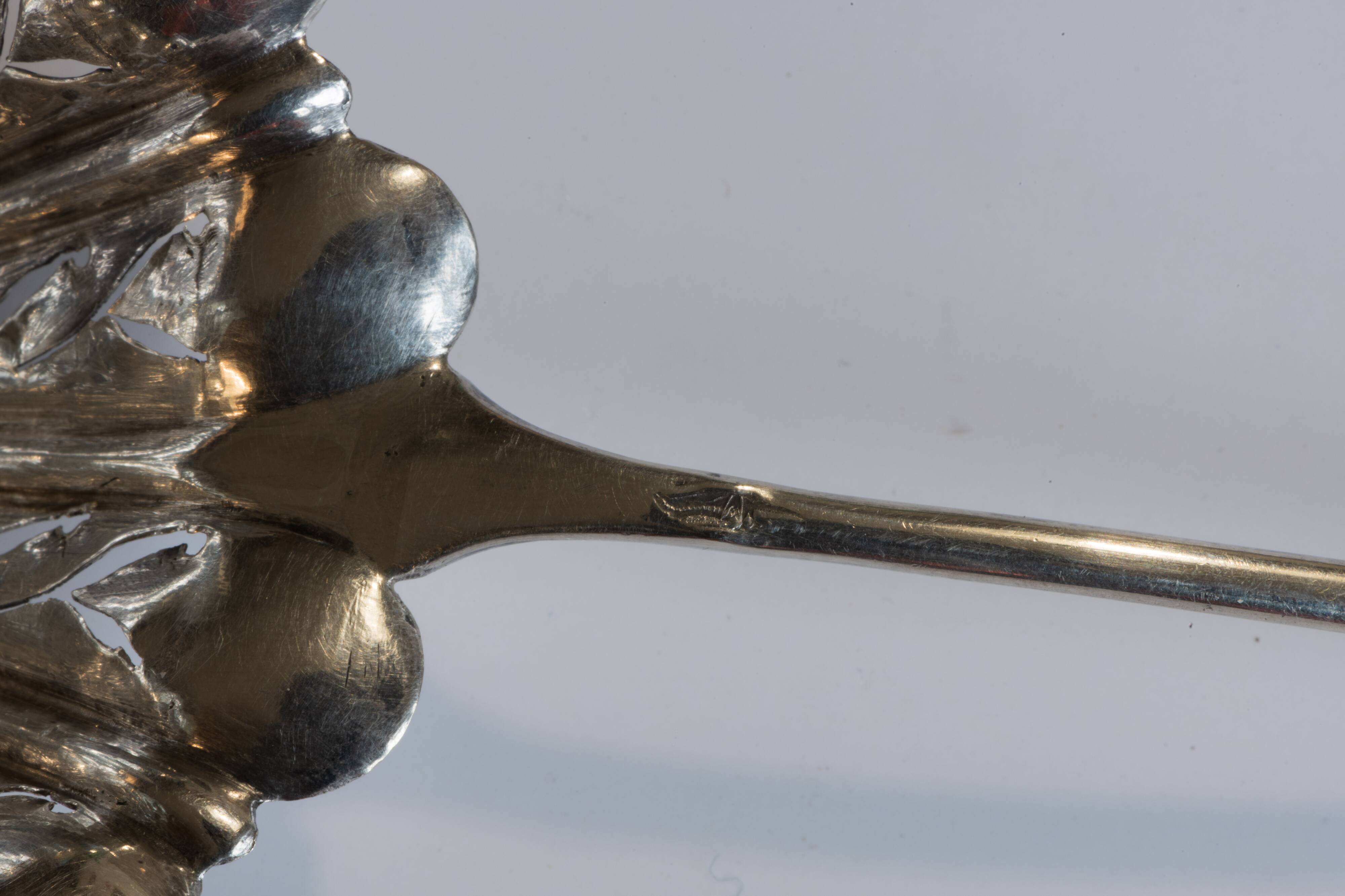 Solid silver spoon shaker