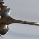 Solid silver spoon shaker