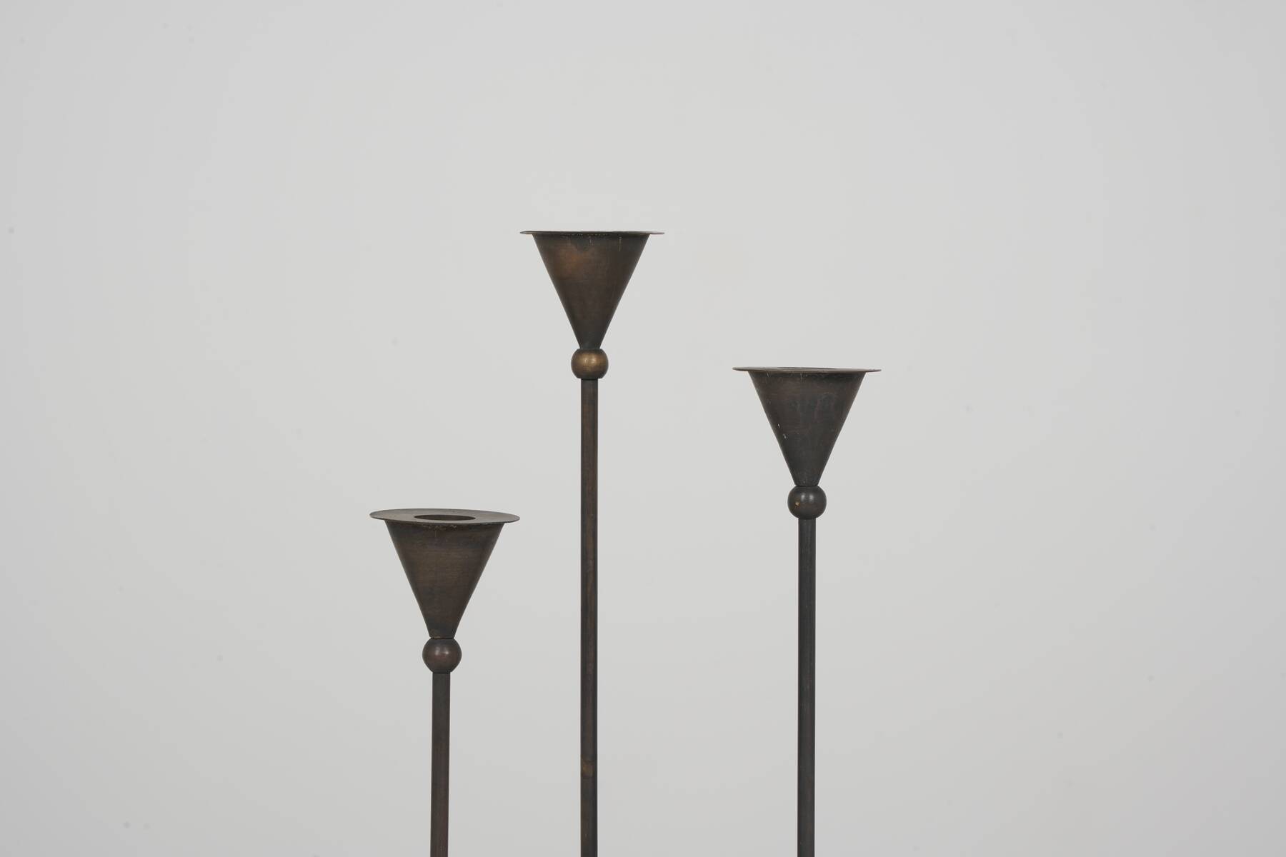 Christian de Beaumont Memphis candlesticks circa 1980