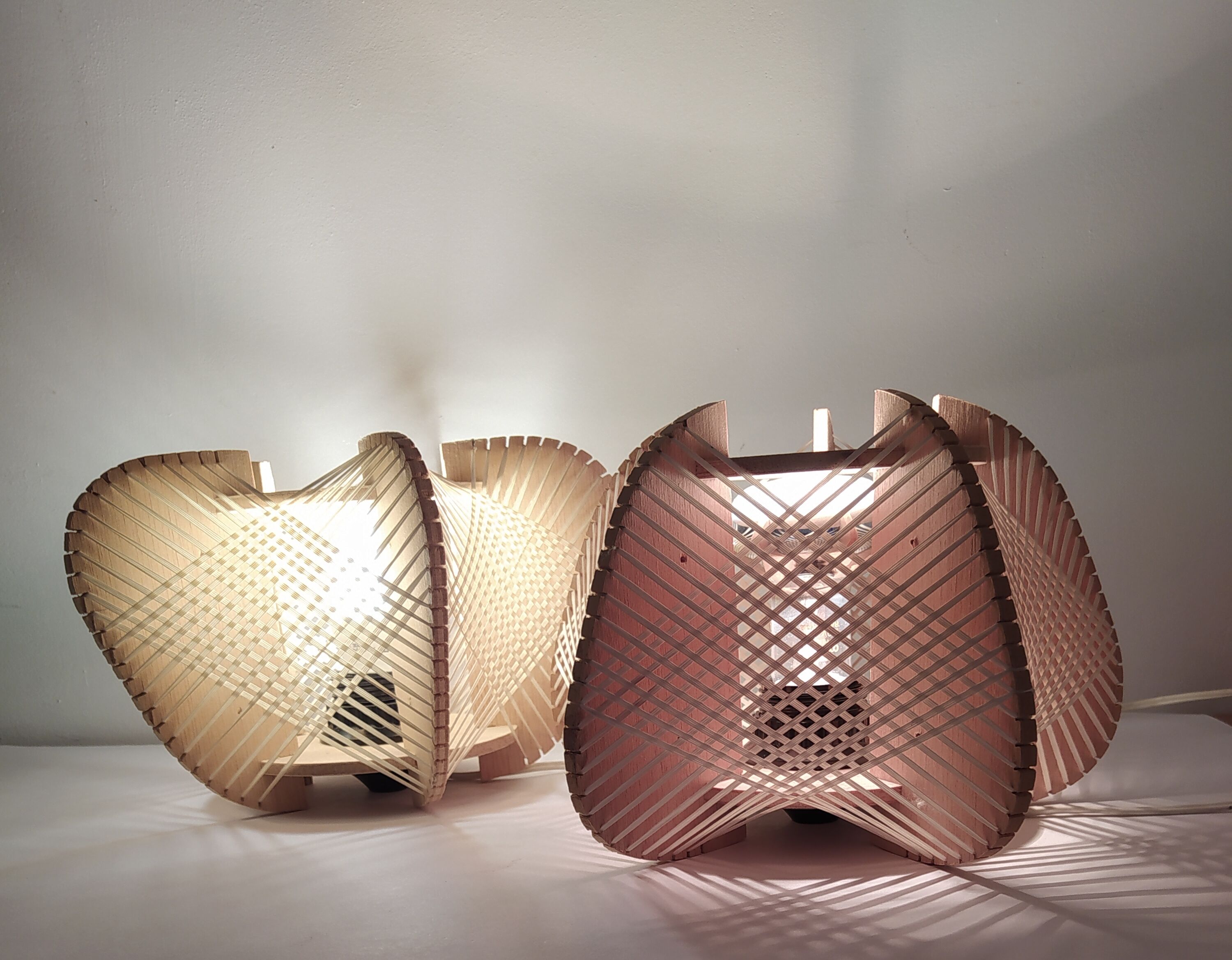 Pair of Scandinavian lamps