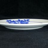 Set de 4 assiettes bleu Limoges modèle Taurion