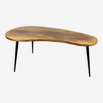 Table basse haricot tripode années 50