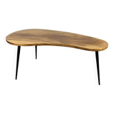 50s tripod bean coffee table