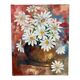 Huile sur toile bouquet de fleur tableau ancien