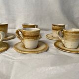 Set of 7 cups Longchamp Earthenware