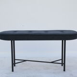 Corduroy upholstery bench